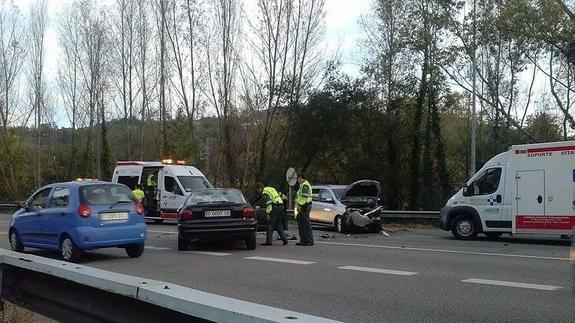 Estado en el que han quedado los vehículos. 