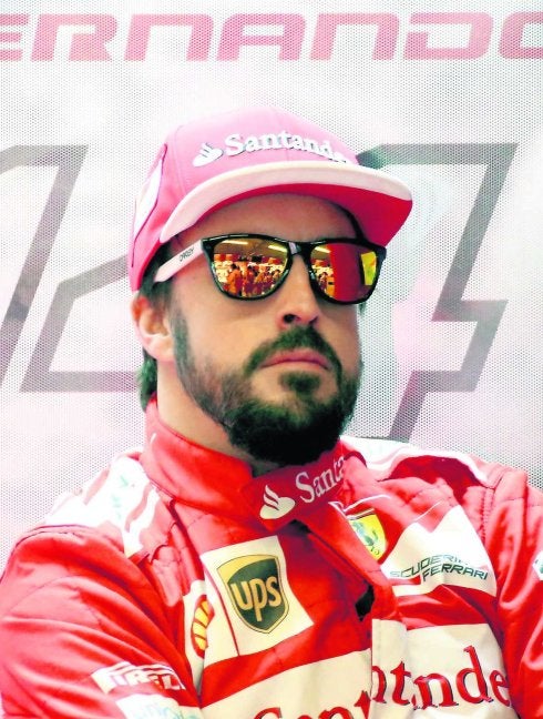 Alonso, antes de la carrera, este fin de semana en Austin. 