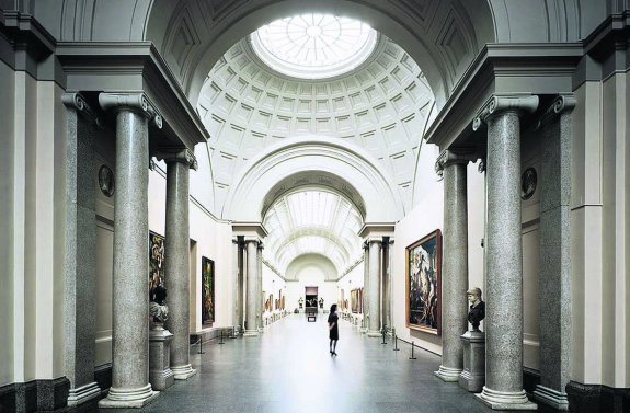 Interior del Museo Nacional del Prado. 