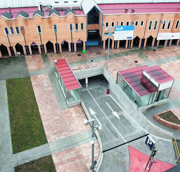 El nuevo aparcamiento subterráneo de Langreo. 