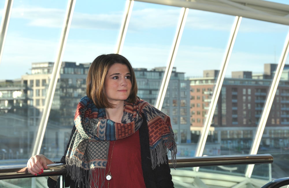 Sara Bravo Álvarez, en el Convention Center de Dublín.