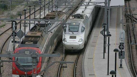 Estación de Sanz Crespo, en Gijón. 