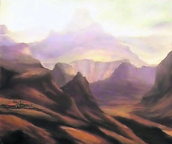 El pintor de la montaña, en el Bellas Artes