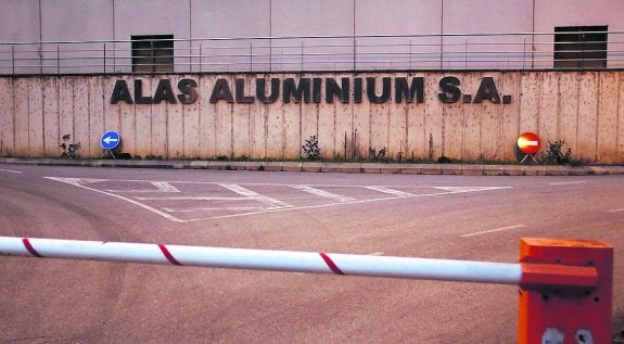 Instalaciones de la antigua factoría de Alas, en 2011. 