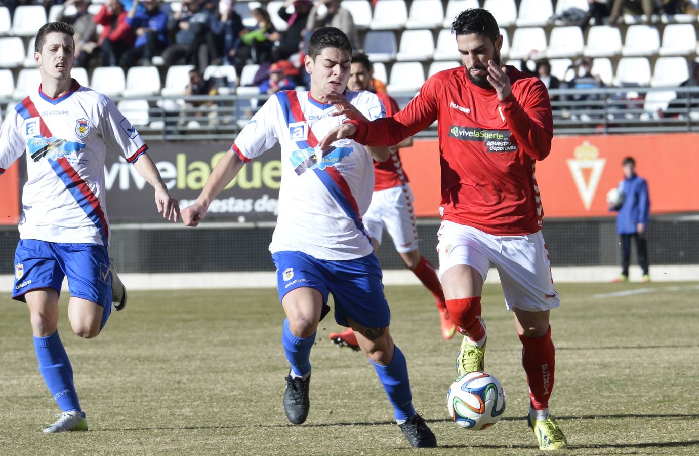 Un momento del partido.