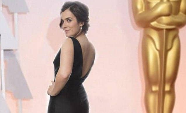 La foto con la que Anna Allen intentó demostrar que había estado en los Oscar.