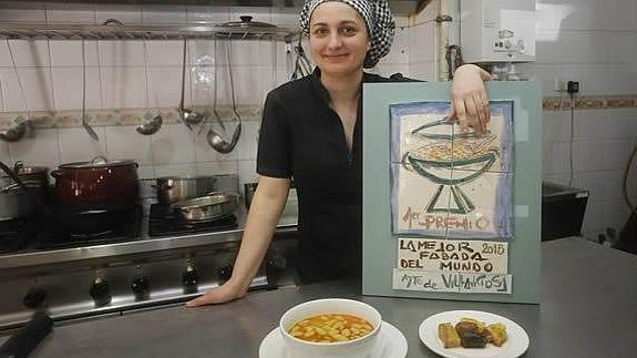 Pilar Ramos, en su cocina.