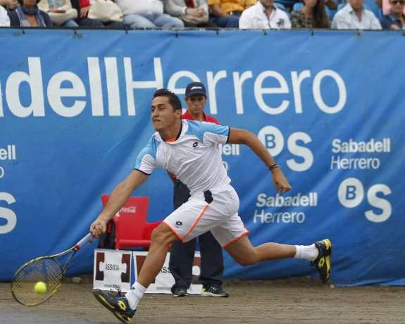 Nicolás Almagro, en 2013, en la última edición que se disputó. 