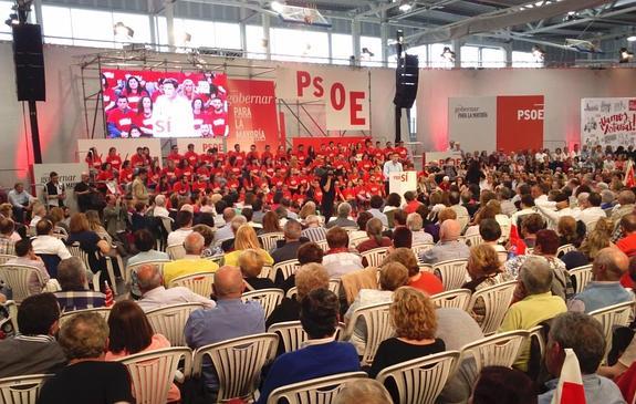 Pedro Sánchez, durante su intervención. 