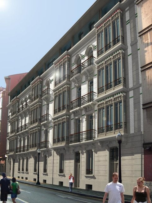 Recreación infográfica del proyecto residencial. 