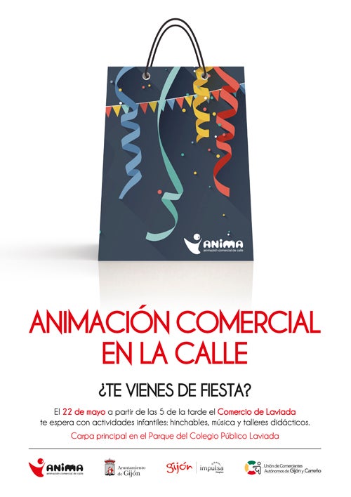 La animación comercial de calles llega al barrio de Laviada