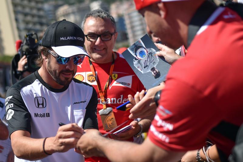 Fernando Alonso, hoy, en Mónaco