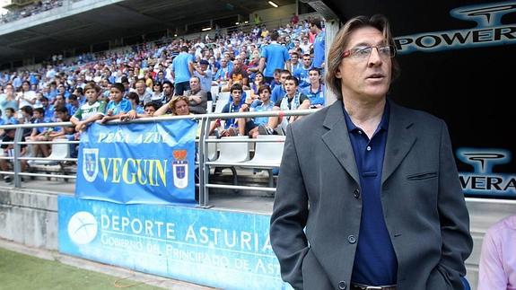 Sergio Egea, entrenador del Real Oviedo