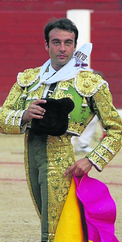 Enrique Ponce, en El Bibio. 