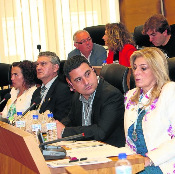 Noelia Macías, César Díaz, Javier Rodríguez y Aurora Cienfuegos. 