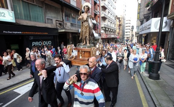 La celebración religiosa, ayer. 