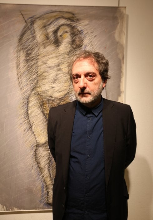 Javier Olivares, ayer en el Celsius. 