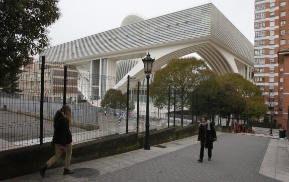 El palacio de Congresos. 