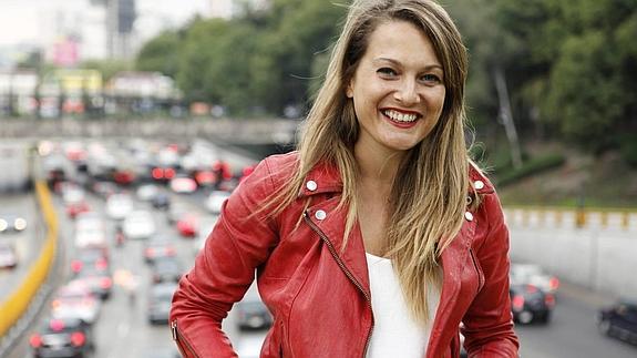 Seila Montes en Insurgentes, Ciudad de México.