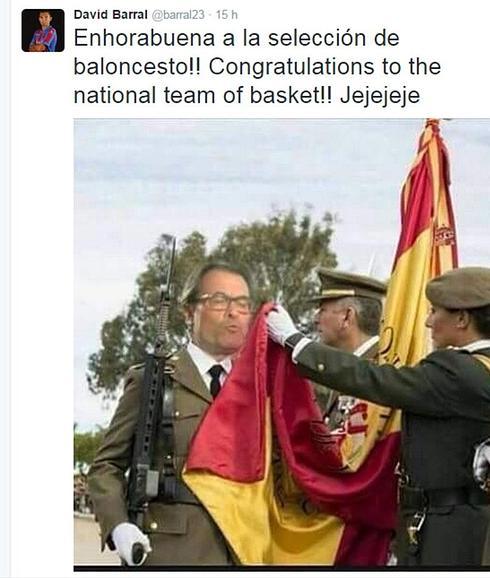 El retorno de David Barral: Se burla de Artur Mas en Twitter y revoluciona la red