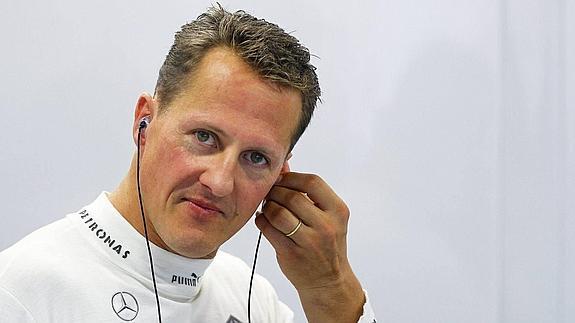 Michael Schumacher pesa menos de 45 kilos