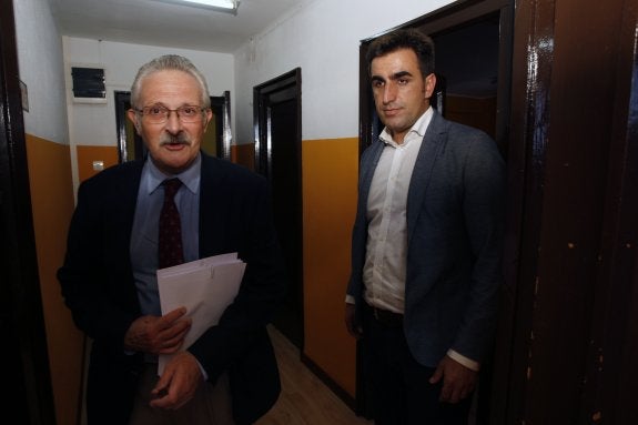 Antonio Trevín, junto a Daniel Sánchez Bayón. 