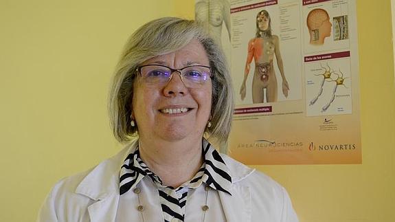 Dulce Solar Sánchez, jefe de sección de Neurología del Hospital de Cabueñes, servicio que organiza la reunión médica de esclerosis múltiple que se celebra hoy en el Hotel NH de Gijón. 