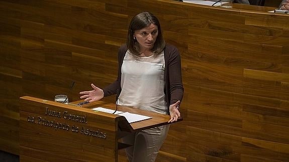 Lucía Montejo, diputada de Podemos.