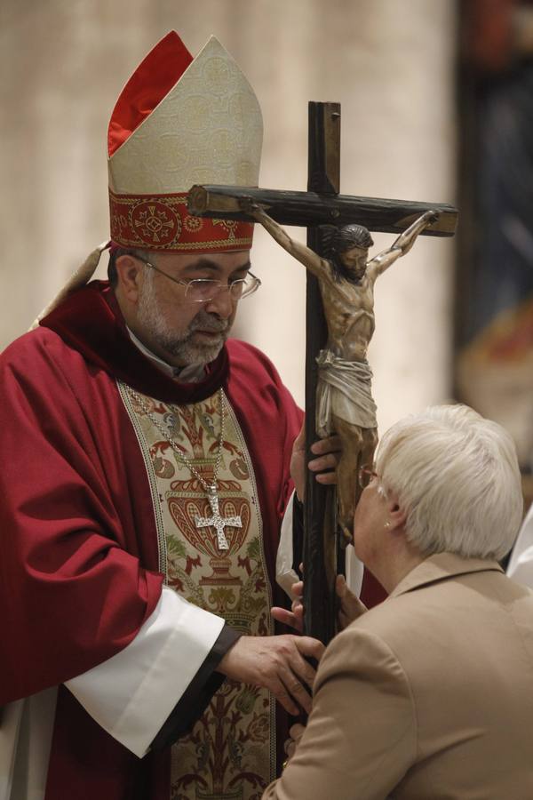 El Arzobispo de Oviedo, Jesús Sanz.