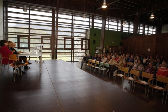 Ponencia, ayer, en el centro Vicente Álvarez . :: J. M. PARDO