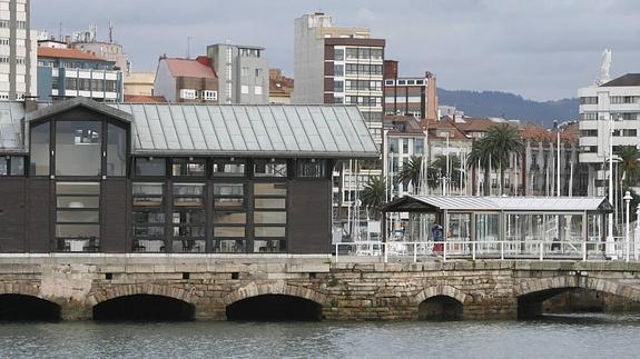 El restaurante Auga, en Gijón.