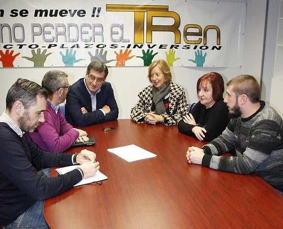 Reunión ayer de Ciudadanos con la directiva de la FAV. 