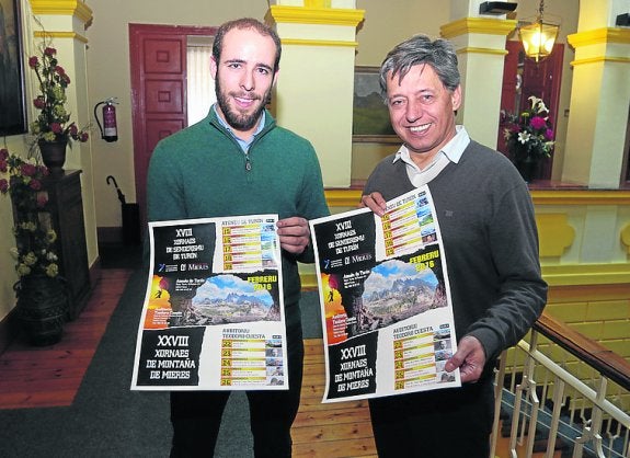 Saúl Martín, edil de Deportes, e Ismael González. 