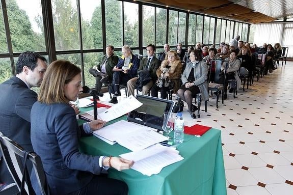 Asamblea celebrada ayer en el Club Hípico Astur. 