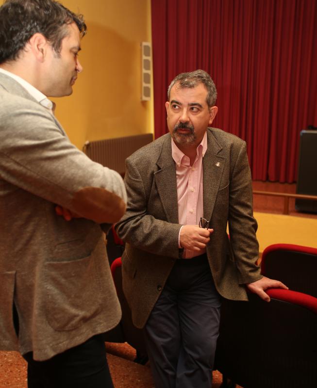 Bernardo Fernández Calleja, ayer, en la Politécnica.