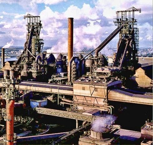 Factoría de Arcelor en Gante. 