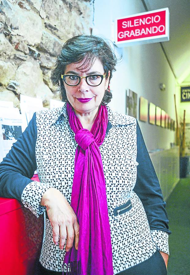 Eva Lesmes, en su escuela de Madrid.