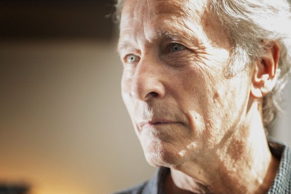 El escritor estadounidense Richard Ford, en una visita a Barcelona. 