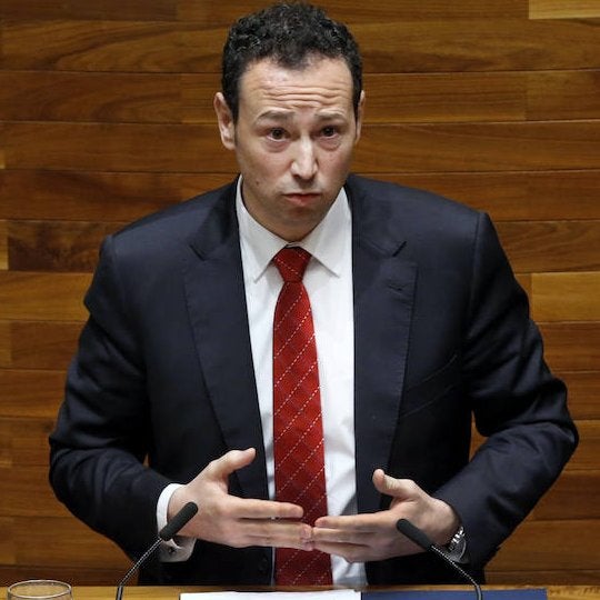 Guillermo Martínez durante una intervención en la Junta General.  