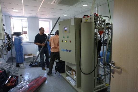 Planta de tratamientos de aguas, actualmente, en fase de calibración.