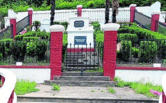 El cementerio protestante, ya rehabilitado. 