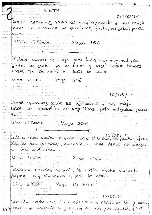 «Gerardo, sado, me tuvocolgada y bailando la jota»