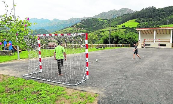 El parque de Robriguero, uno de los lugares donde se han hecho mejoras. 