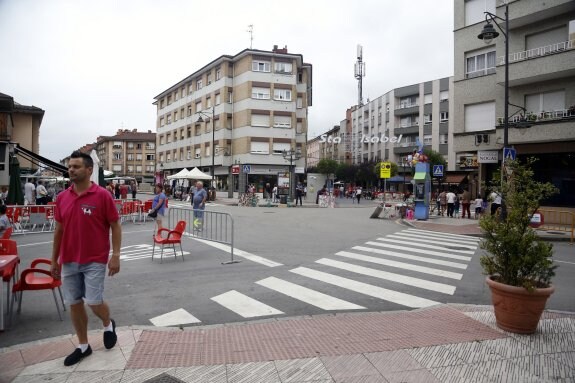 El punto desde el que saldrá la etapa dirección a las avenidas de Viella, Oviedo y Gijón. 