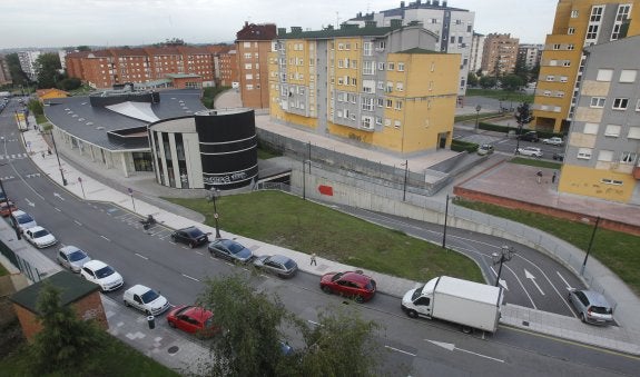 El mercado de la Corredoria, situado en la calle Emilio Llaneza. 