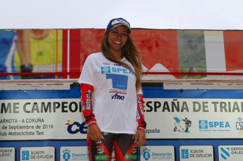 La campeona asturiana Sandra González. 