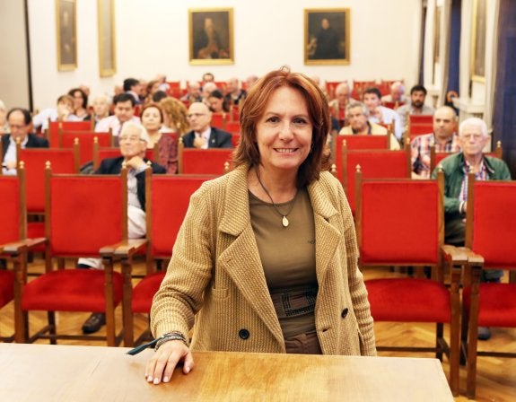 Rosario Alonso, catedrática de Derecho Administrativo, antes de comenzar su ponencia en el Ridea 