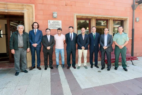 Manuel Seoane, Marcelo Villanueva, Laureano Loureiro, José Ramón Tuero, Alfredo Alegría, Jesús Martínez, Marcos Lamas, Víctor Montero y Emilio González. 