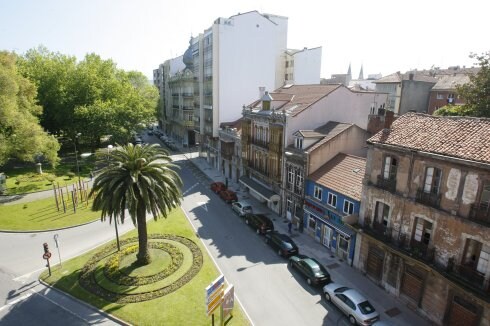 Imagen de archivo de parte de los edificios de Emile Robin que se incluyen ahora en el Plan del Casco Histórico.