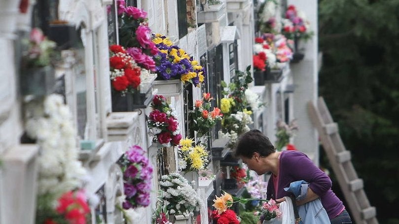 El cementerio de Ceares.